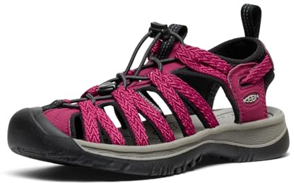 KEEN Damen Whisper Sandalen, Beaujolais Black, 40 EU