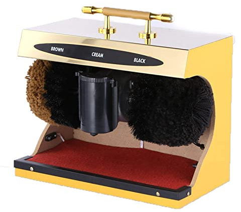 XNZJHPP Cireuse de Chaussures à Induction Automatique, Machine pour Les Occasions publiques, cireur de Chaussures à la Maison (Gold)