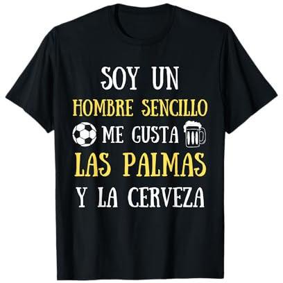 Las Palmas Futbol Hombre Divertido Regalo Seguidor Cerveza Camiseta