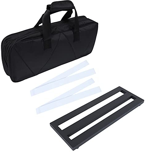 FUNOMOCYA 1satz Pedalboard Gitarre Mit Tragetasche Effektpedal Halterung Rutschfeste Gummipads Robust Und Langlebig Für Musiker Und Gitarristen