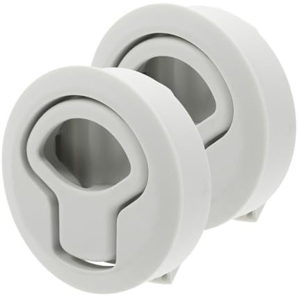 UKCOCO 2sets Chiavistello Per Porta Barca Maniglia Di Bloccaggio Rotonda Per Camper Portello Nautico Serratura Tirante Per Mobili Materiale Resistente Per Uso Pratico