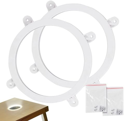 Cornhole - LED-Ringlichter für Cornhole-Achsen | Wasserdichtes batteriebetriebenes Cornhole-Licht für Spiele, Hofpartys, Nachtspiele für Gärten im Freien,