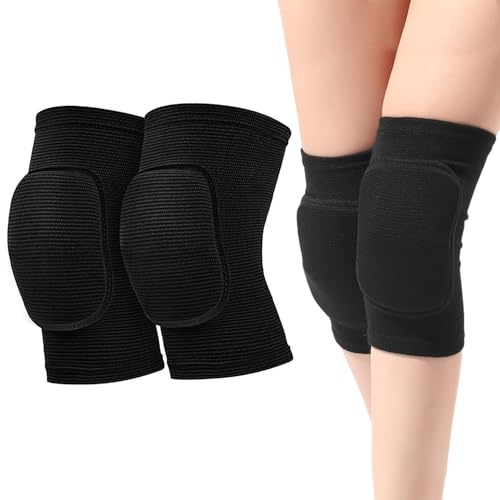Mulapucher Rodilleras Protectoras, Suaves Unisex, Esponja Gruesa Antideslizante para Danza, Fútbol, Voleibol, Baloncesto, Yoga (L)