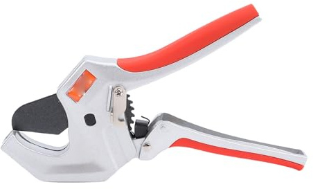 Fafeicy Tagliatubi a Cricchetto in PVC SK5 Strumento Idraulico Professionale per Impieghi Gravosi in Acciaio per Tubi in PVC PPR Diametro di Taglio 1,65 Pollici