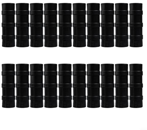20 Stück Gewächshausrahmen-Rohrschellen, Kunststoff-Clips zur Befestigung von Folie und Reihenabdeckungsnetz, resistent gegen Rost und Risse bei verschiedenen Temperaturen (22 mm)