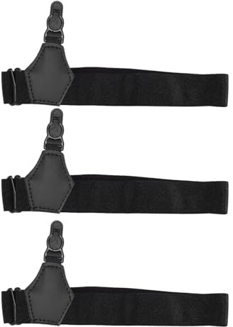 Strumpstrumpband, justerbara, halkfria rostfria gummiband för sport och utomhusaktiviteter, 3 stycken, mångsidig strumphållare