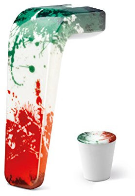 Giannini 6503 - Maniglia e pomolo per caffettiera Tua 3/1 tazza, atossica, multicolore