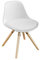 SoBuy FST46-W Kinderstuhl Stühlchen Sitzhocker weiß Sitzhöhe 35cm weiß