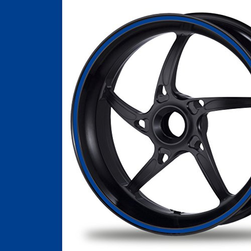 NEW! Felgenrandaufkleber Classic Style Auto Motorrad Felgenaufkleber (12mm, blau)