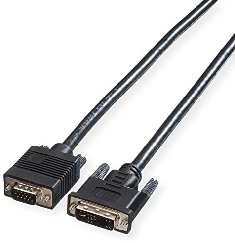 Roline 11.04.5430 - Cable Adaptador (VGA/DVI-A, 3 Metros), Negro