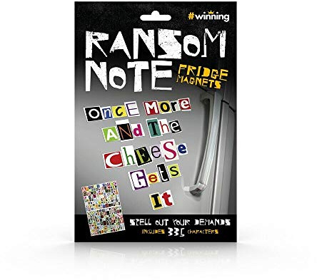 Winning Ransom Note Fridge Magnets - Spell Out Your Demands - Includes 335 Characters