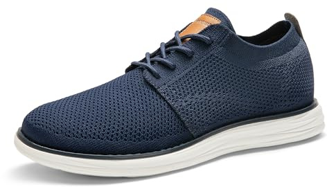 Bruno Marc Zapatos Cordones Verano Vestir Hombre,Size 42,Azul