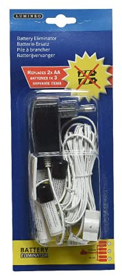 Batterie Adapter 4,5 Volt - als Batterieersatz für 3 x AA Mignon Batterien - 2 x AA | Batterieersatz