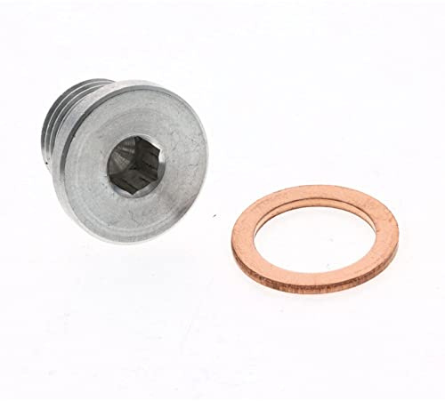 Ölablassschraube mit Dichtring magnetisch M14x1.5 mm Aluminium Neodym Magnet