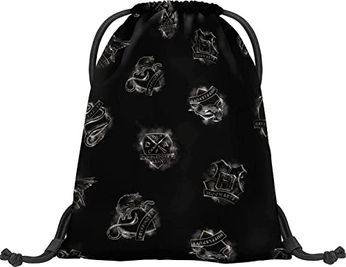 Baagl Turnbeutel Sportbeutel Jungen Mädchen Schule - Harry Potter Hogwarts | Wasserdichte Schuhbeutel für Kinder und Kindergarten oder Sportrucksack für Schüler und Studenten sind vielseitig einsetzbar.