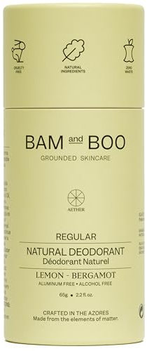 Desodorante Natural Sin Quimicos 24h Proteccion Testada 2 Meses de Duración - Desodorante Sin Aluminio Ni Parabenos - Desodorante Hombre y Desodorante Mujer Eficaz y Responsable - Limon Bergamota