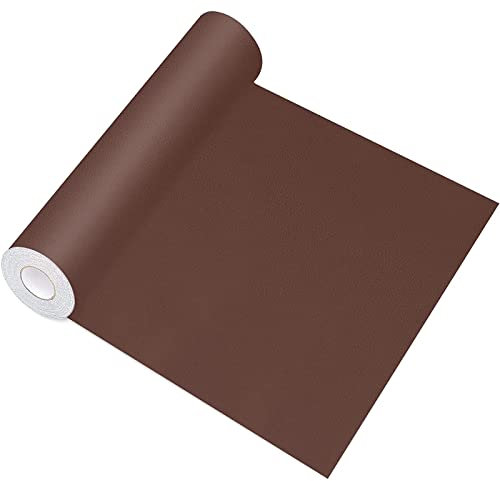 CHEIGHY Leder Reparatur Patch Set - Kunstleder Selbstklebende Lederflicken Selbstklebender Leder Patch Kit Lederreparatur Polster Für DIY Couch Möbel Autositze (44 x 200 cm Hellbraun)