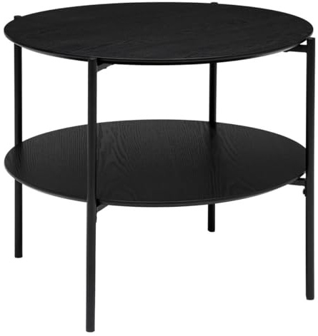 Atmosphera Kemi Couchtisch, rund, Schwarz