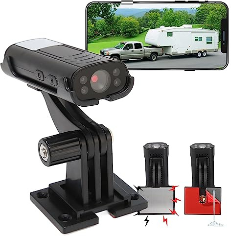 Rückwärtskupplungsführungskamera, 1080P Kabellose Rückfahrkamera, wasserdichte Nachtsicht-Rückfahrkamera, Bewegungserkennung, Magnetische Klebehalterung für Autos, Wohnmobile, LKWs