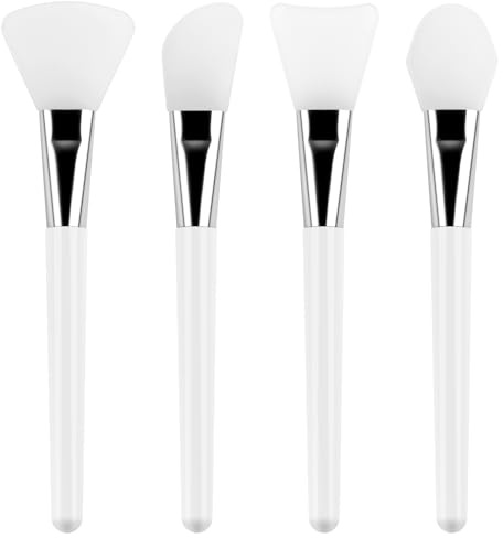 OTCRAFT 4 Stück Silikonpinsel Set Wiederverwendbare Epoxidharz Malerei Pinsel Set