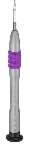 sourcing map Präzisions-Torx-Schraubendreher, T4, magnetischer Stern, 6-Punkt-Kopf, Mini-Stift-Stil, Schraubendreher mit rutschfestem Griff für Brillen, Uhren, Laptops, Elektronik, Lila