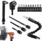 iTYOOS 16 Pcs Corner Screwdriver, Corner Screwdriver Attachment, Corner Screwdriver Set, Cordless Screwdriver Corner Attachment, Cordless Screwdriver 105° Corner Attachment, Hex Shank Extension Rod