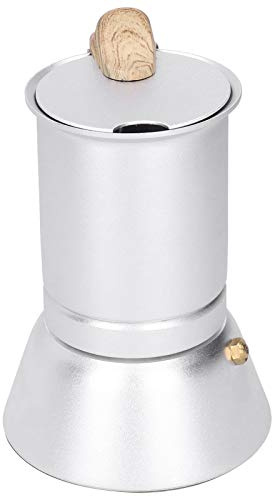 Cafetière MOKA en Acier Inoxydable, Adaptée aux Cuisinières électriques et à Gaz à INDUCTION, Fournitures pour la Maison