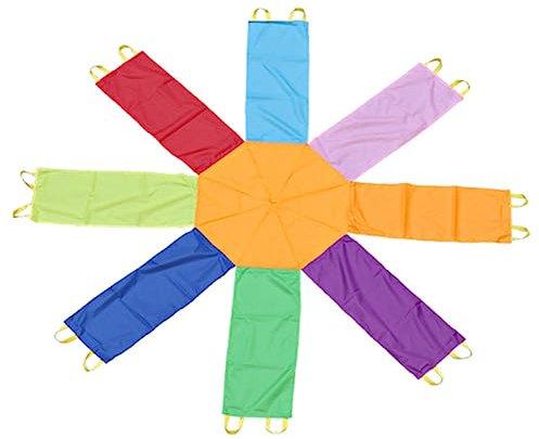 VICASKY Kreativer Regenbogenschirm Koordinationsspielzeug Trainingszubehör Für Junge Mädchen Outdoor Übungszubehör Vielseitiges Spielzeug Robust Und Praktisch