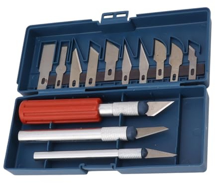 Stahl-Schnitzmeißel-Set, Hand-Holzbearbeitungs-Werkzeugschneider, Tragbare Schnitzwerkzeuge, Schnitz-Handwerkzeug-Set, Zum Formen in Materialien Wie Holz, Schaumstoffplatten,