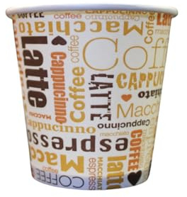 SHOBI Bicchieri in Carta per Caffè 85 ml Biodegradabili, Bicchiere per Asporto Bevande Calde - Made in Italy (1000, Bicchieri)