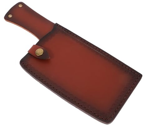 Alipis Funda De Cuchillos De Cuero Artificial, Cubierta Protectora Para Cuchillo De Cocina, Diseño Colgante, Resistente Oxidación, Almacenamiento Práctico Para Uso Doméstico y Viaje