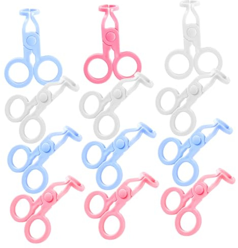 TOVINANNA 12pezzi Pinzette Per Lenti Contatto Dispositivo Di Rimozione Clip Portatili Per Lenti Contatto Strumento Apri-palpebre Per Facile Utilizzo e Pulizia