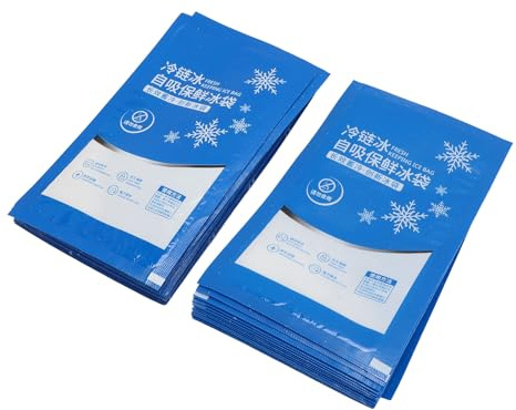 ZASCHMOY Reusable 100PCS Ice Cold Pack 350ml for Aviation Food Cooling – Multifunctional Cold Freezer Pack for Transport, Food, and Beverages (350ml)