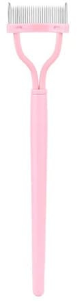 Peigne de cils - dent en acier semi-arc, séparateur de cils, pratique | Peigne de mascara portable, applicateur de mascara professionnel, outil de pinceaux cosmétiques pour peigner, séparer les