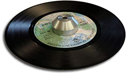 Protected Single Schallplatten Puck oben flach Kegelförmig