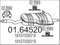 MTS Company 01.64520 Endschalldämpfer