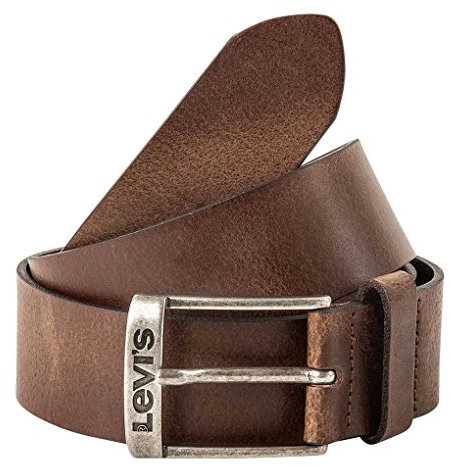 Levi's Herren NEW DUNCAN Gürtel, Braun (Dark Brown), 90