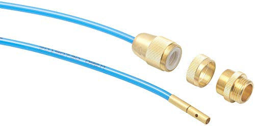 AGT Rohrreiniger: Hochdruck-Abflussreiniger für M22, M24 & 1/2 Zoll, mit Dichtungen, 1 m (Rohrreinigung mit Wasserdruck, Abfluss reinigen mit Wasserdruck, Abflussrohr)