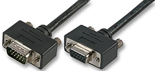 9.84ft, 3m, HD-15 VGA Plug to HD-15 VGA Socket, Black, VGA, Cable, For, UNBRANDED, Audio & Video VGA/SVGA Cables