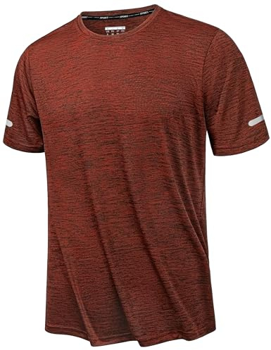 KEFITEVD Camiseta Deportiva Secado Rápido Hombre Camisetas Manga Corta