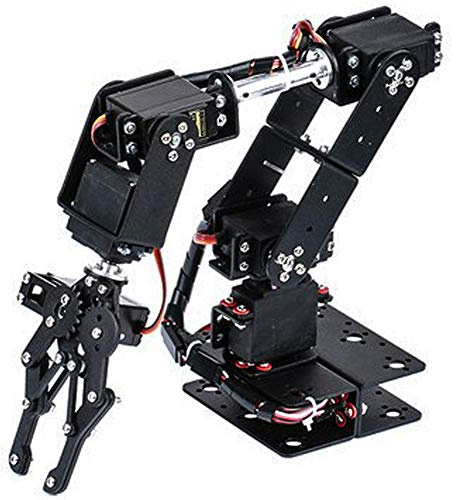 KIMISS Roboterarm-Kit, Roboterarm, 6Dof-Roboter, Mechanischer Arm, Klemmklaue, Kit, Dof-Manipulator, Industrieroboterteile