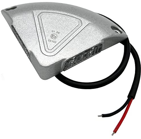 SAMETRUCK Warnblinkleuchte für Ladebordwand LED 12V 24V LKW Blinkleuchte Warnleuchte