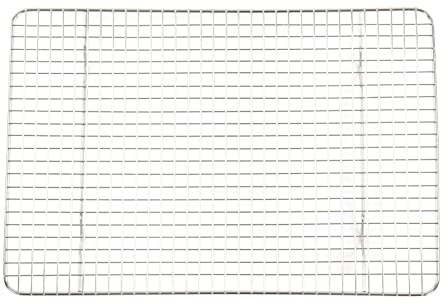 Grille de Refroidissement à Carreaux en Acier Inoxydable 304, Résistante à la Déformation, Passe au Lave-vaisselle, pour Cuisson et Rôtissage