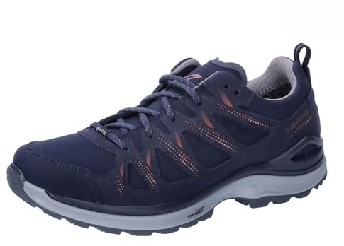 LOWA Innox Evo II GTX Women, 9.0 UK/43.5 EU, Navy/Redwood