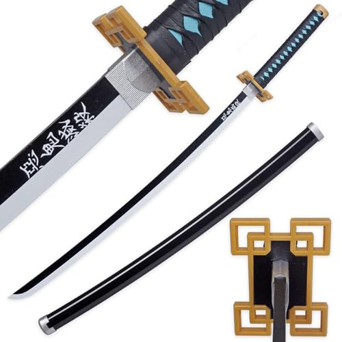 LQZJG Anime bambù Spada Cosplay Spada,Tokitou Muichirou Spada Katana 103cm/40 Pollici