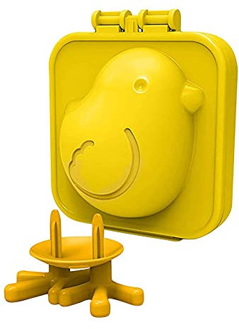 Divertido Molde Para Formar Huevos Molde, Juego De Moldes Para Huevos Novedosos, Molde Para Huevos Duros, Molde Para Huevos Cocidos En Forma De Pollo, Contenedor De Almacenamiento Para Huevos Sin Cásc