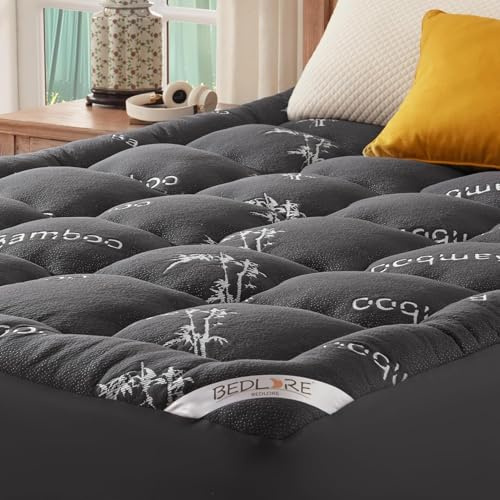 BEDLORE Twin Mattress Topper, Thick Soft Pillow Top Bed Topper