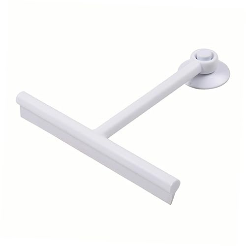 SOESFOUFU Glass Window Wiper Shower Squeegee Soft Rubber Blade White Single-sided Scraper Bathroom and Car Window Cleaning Water Removal