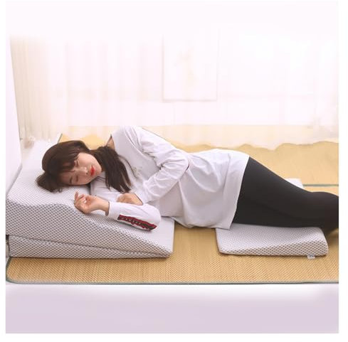 Keilkissen Bett Reflux Kissen Erwachsene RüCken Kissen gegen Säurereflux, erhöhte Kissen für nach Operationen/Nackenschmerzen/starkes Sodbrennen, verstellbares Keilkissen während der Schwangerschaft/E