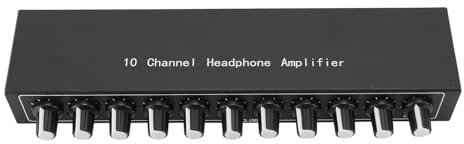 Amplificateur de Casque 10 Canaux, Supérieur, 1 Entrée 10 Sorties pour Studio, Circuits Analogiques HIFI, Amplificateur à Faible Bruit, Sorties Multiples